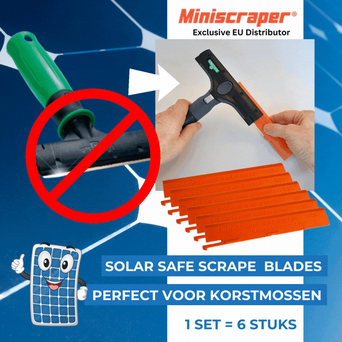 Solar Safe Scrape Blades (6 stuks)